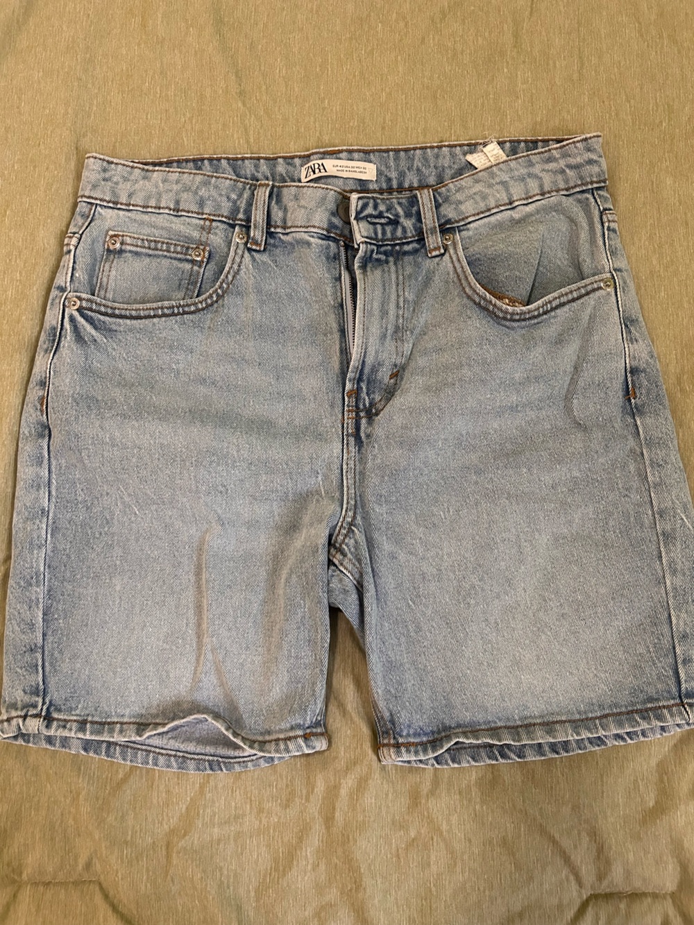 Zara Men's Light Blue Straight Jeans